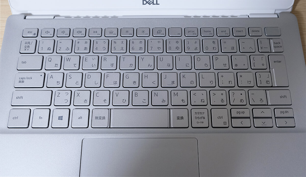 Dell Inspiron 13 7391のキーボード配列