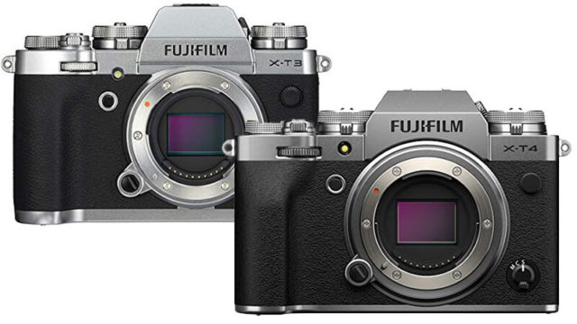 FUJIFILM X-T4とX-T3