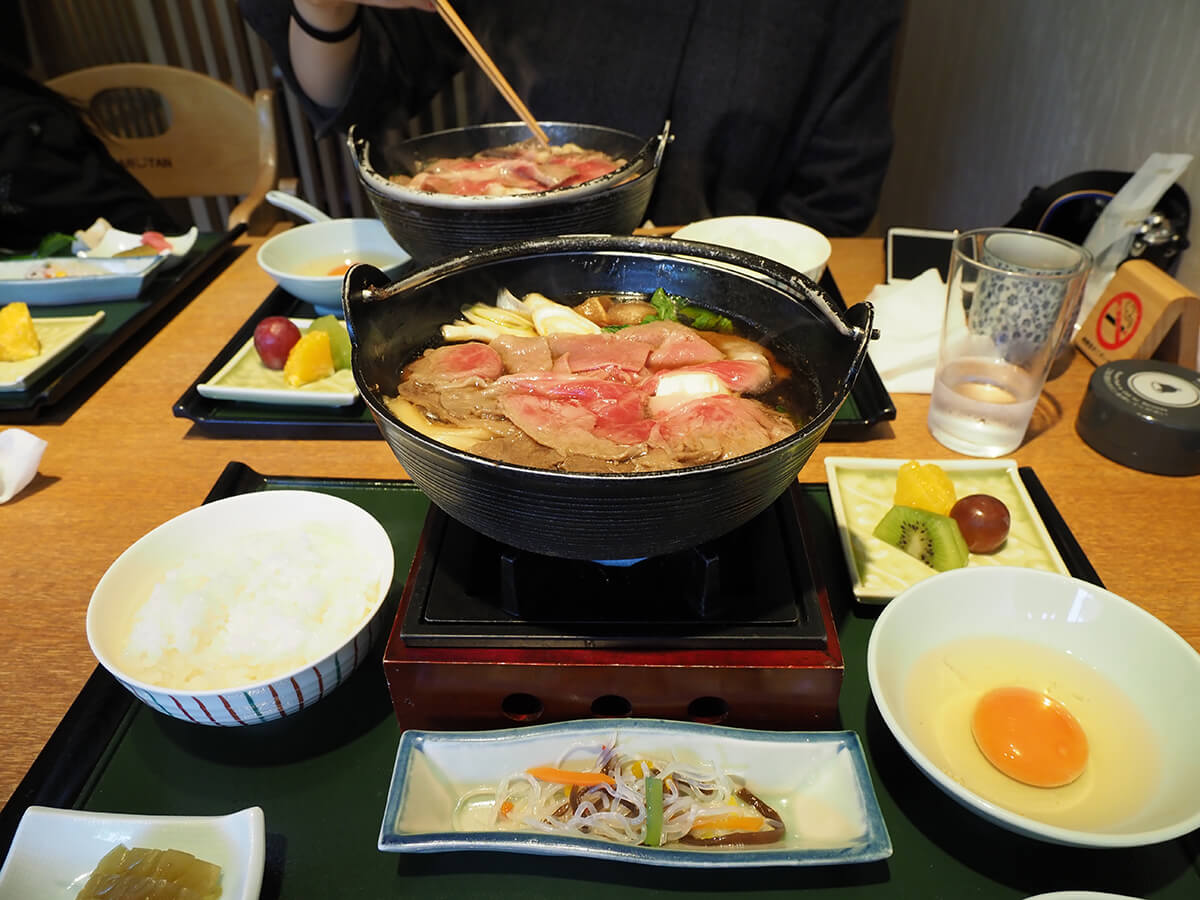 「旬彩 猪名野」神戸牛すき鍋膳