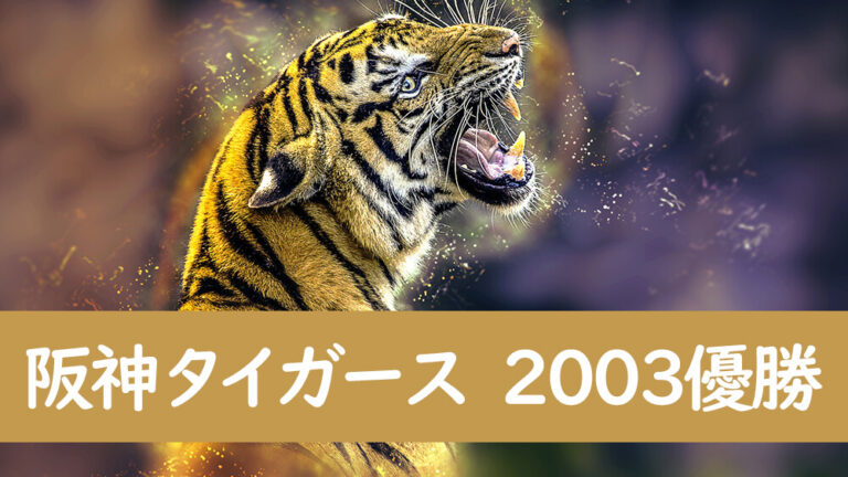 2003年阪神タイガース優勝のスタメンメンバーを詳細に語ります Araの保管庫