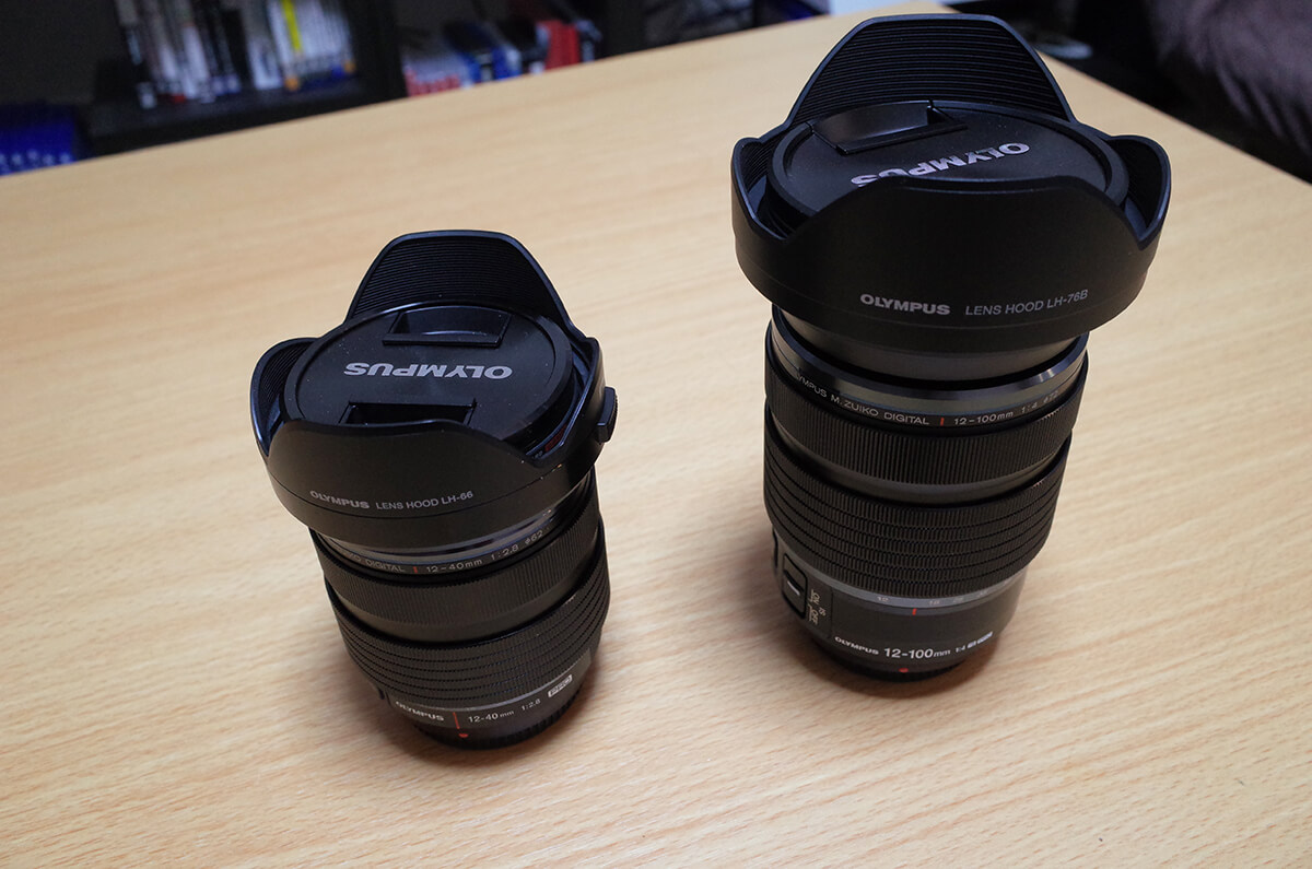 M.ZUIKO DIGITAL ED 12-40mm F2.8 IS PROとM.ZUIKO DIGITAL ED 12-100mm F4.0 IS PRO